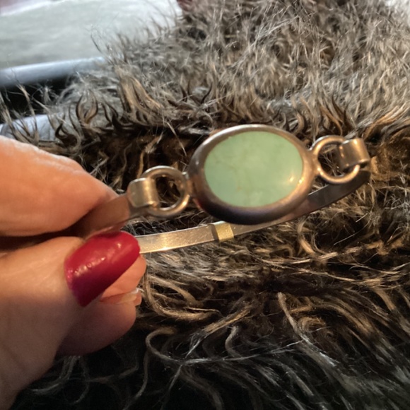 Turquoise, beautiful bracelet, signed Mexico 925 lovely lovely design - Picture 10 of 12